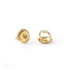 Banter 1/6 Ct. T.W. Composite Diamond Raised Square Stud Earrings In Sterling Silver With 18K Gold Plate Earrings