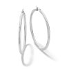 Banter 70Mm Tube Hoop Earrings In Hollow Sterling Silver Earrings