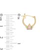 Banter Child'S Multi-Color Marquise And Round Cubic Zirconia Tiara Hoop Earrings In 10K Gold Earrings