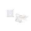 Banter 7Mm Square-Cut Cubic Zirconia Stud Earrings In 10K White Gold Earrings