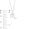 Banter Cubic Zirconia Dainty Scorpio Symbol Pendant Necklace In Sterling Silver Necklaces