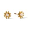 Banter 10K Solid Gold Opal Cosmos Studs Earrings