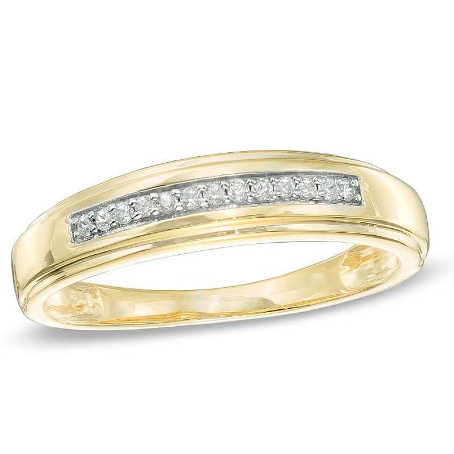 Banter 1/10 Ct. T.W. Diamond Wedding Band In 10K Gold Rings