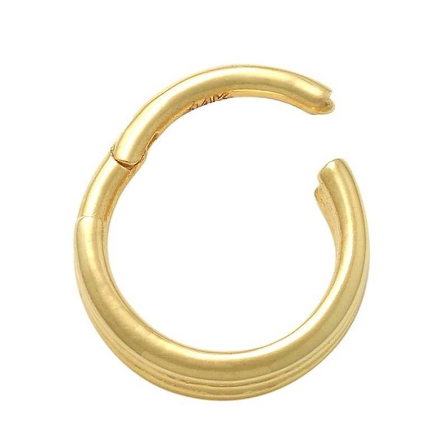 Banter 10K Gold Roped Hoop - 16G 5/16" Nose