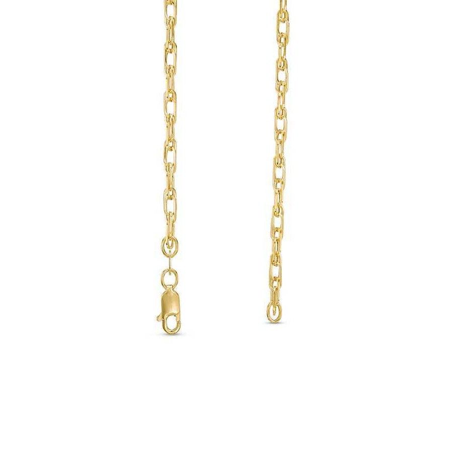 Banter 2.7Mm Woven Link Chain Necklace In 10K Hollow Gold - 18" Necklaces