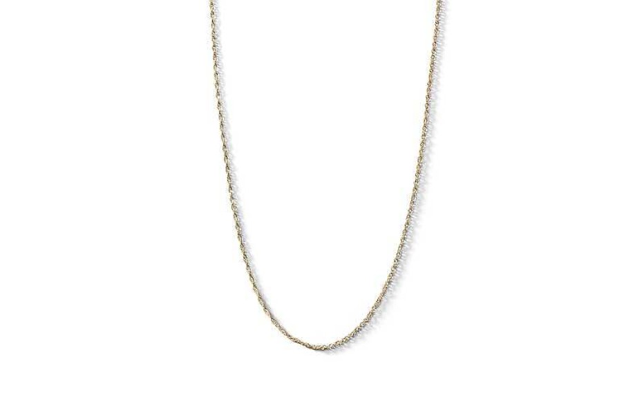 Banter 14K Solid Gold Singapore Chain Made In Italy - 18" Necklaces