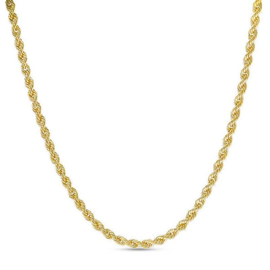 Banter 014 Gauge Rope Chain Necklace In 14K Hollow Gold - 20" Necklaces