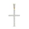 Banter 1/5 Ct. T.W. Diamond Cross Necklace Charm In 10K Gold Charms