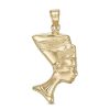 Banter Queen Nefertiti Head Necklace Charm In 10K Stamp Hollow Gold Charms