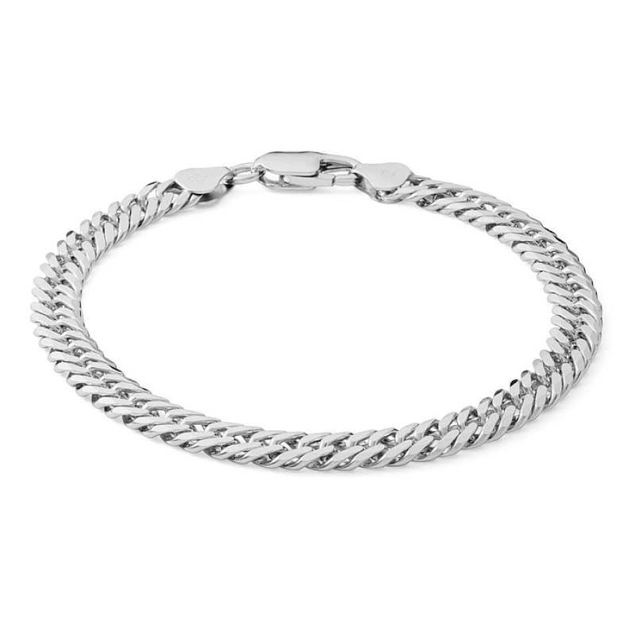 Banter Made In Italy 120 Gauge Cuban Curb Chain Bracelet In Solid Sterling Silver - 8.5" Bracelets