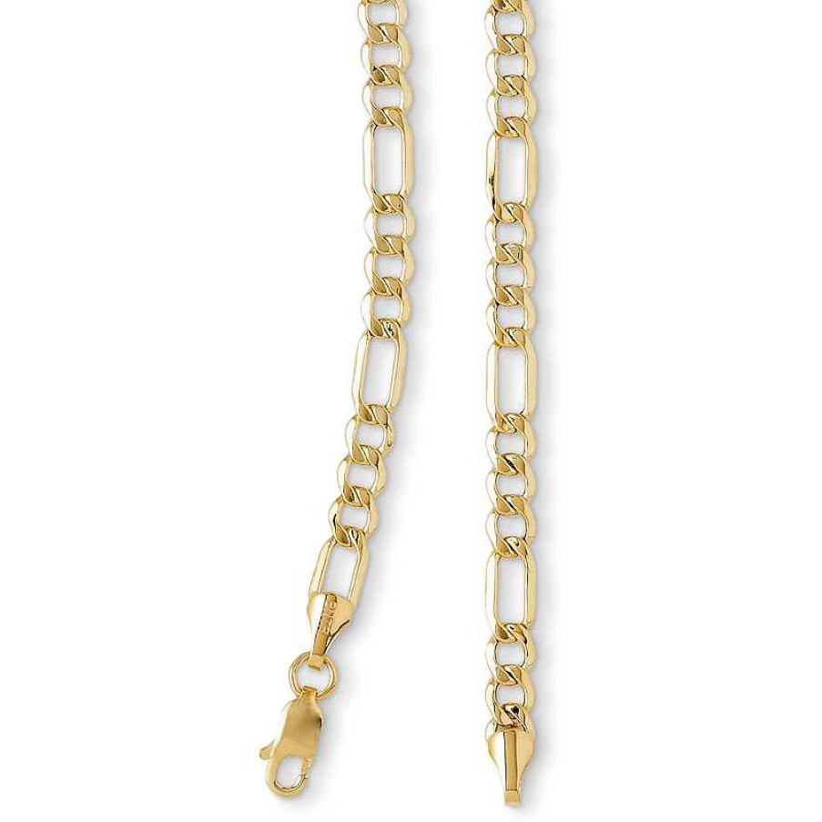 Banter 14K Hollow Gold Beveled Figaro Chain - 22" Necklaces