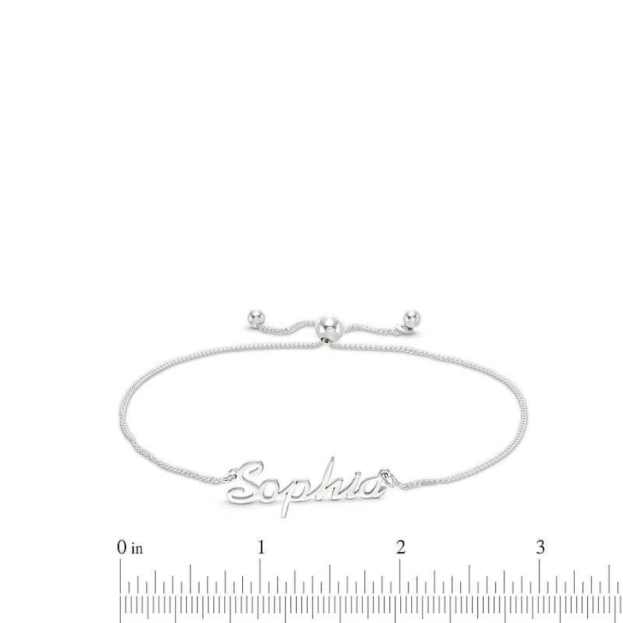 Banter Personalized Name Bolo Bracelet In Sterling Silver - 7.5" Bracelets