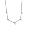 Banter Sterling Silver Cz By The Yard Necklace Necklaces