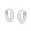 Banter 9Mm Huggie Hoop Earrings In 10K White Gold Earrings