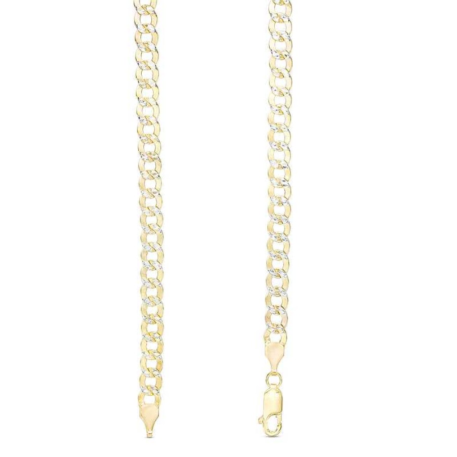 Banter 14K Semi-Solid Gold Diamond-Cut Rounded Curb Chain - 20" Necklaces